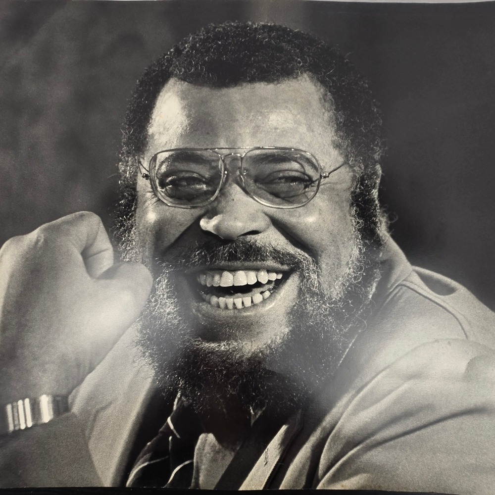 Vintage 24" x 20" James Earl Jones Large Format Silver Gelatin by Ray Fisher 88.